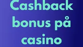 Cashback casino