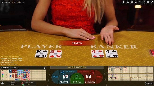 baccarat live