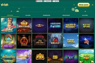 Klirr casino games
